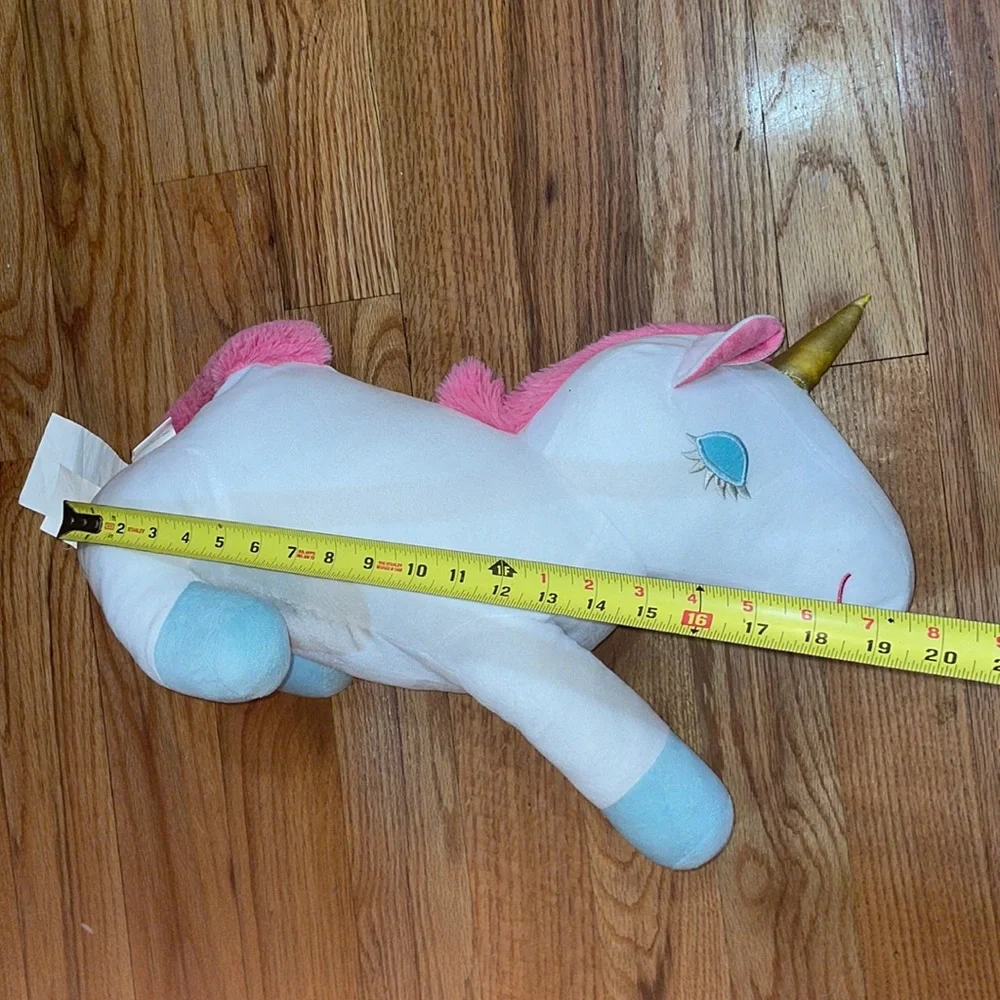 NEW Kids Unicorn 3D Figural Plush Decorative Throw Pillow, 13 x 12.24